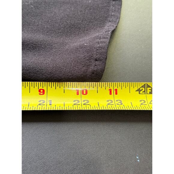 Reformation Gilda Jumpsuit Cropped Wide Leg Flowy V Neck Black Size Medium - Picture 13 of 13